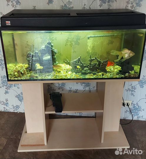 Аквариум с тумбой бу