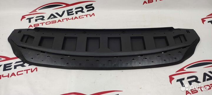 Защита переднего бампера (спойлер ) Skoda Rapid