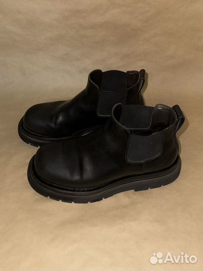 Bottega Veneta кожаные ботинки