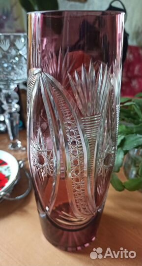 Ваза марганец середина прошлого века
