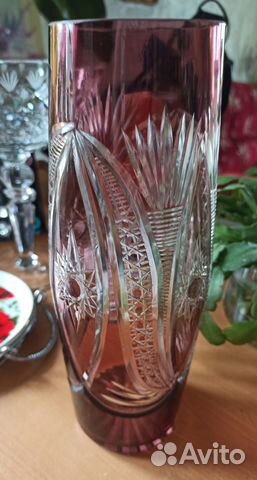 Ваза марганец середина прошлого века