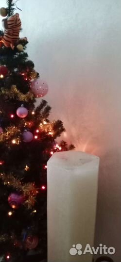 Свеча декоративная каминная парафиновая