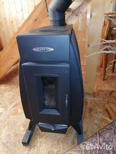 Печь отопительная. Огонь батарея