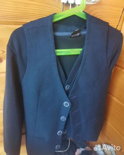 Школьный костюм для мальчика 134 тёмно-синий