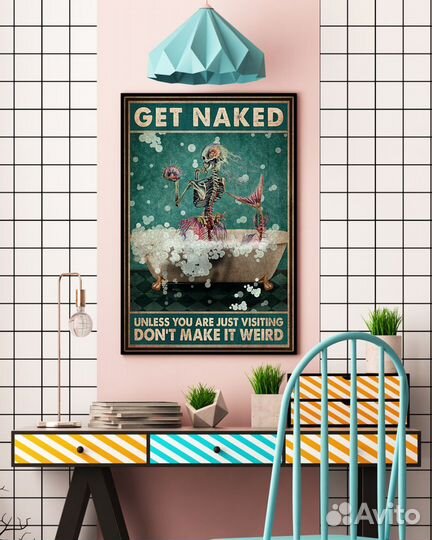 Постер #22-0582 Для ванной комнаты