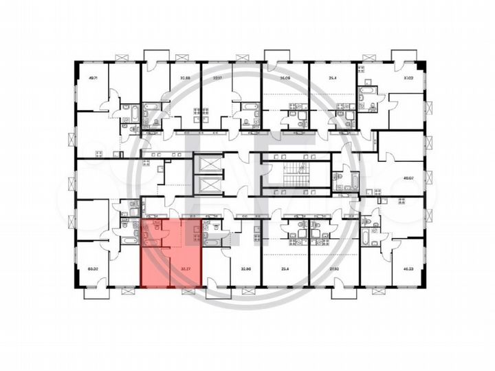 1-к. квартира, 32,3 м², 3/15 эт.