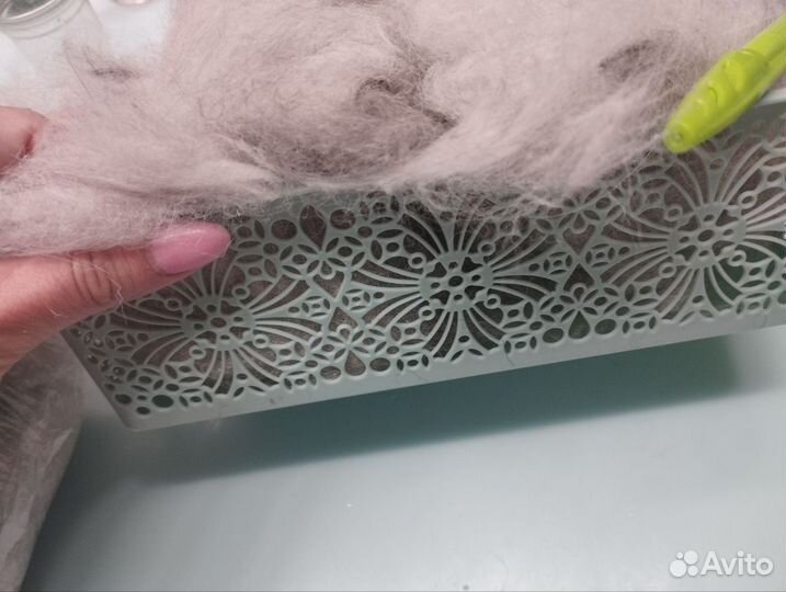 Пух хаски. Собачий пух. Собачья шерсть