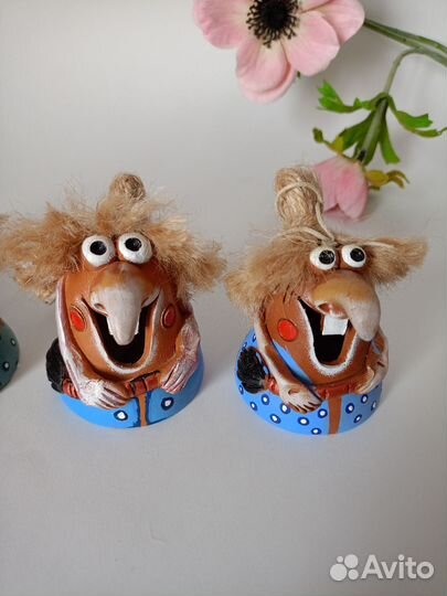 Украшение аксессуар декор колокольчик Бабка Ежка