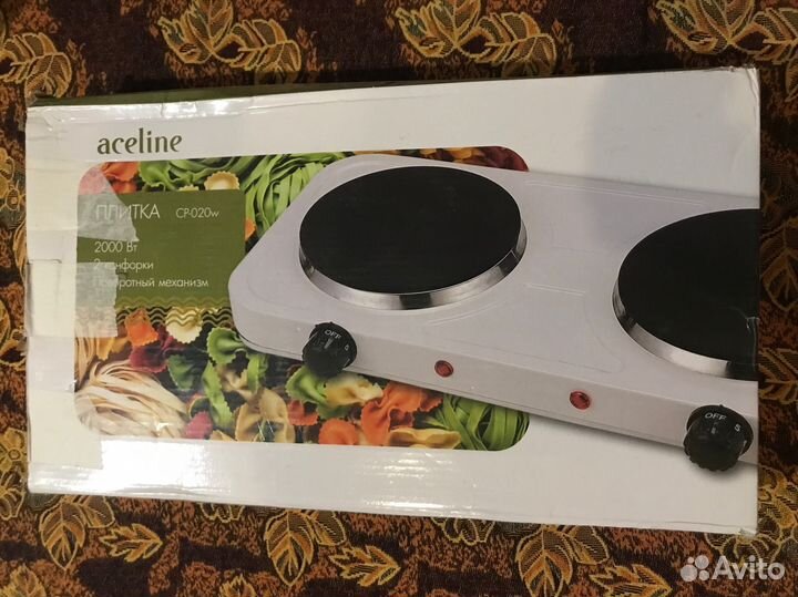 Плитка электрическая 2 конфорки