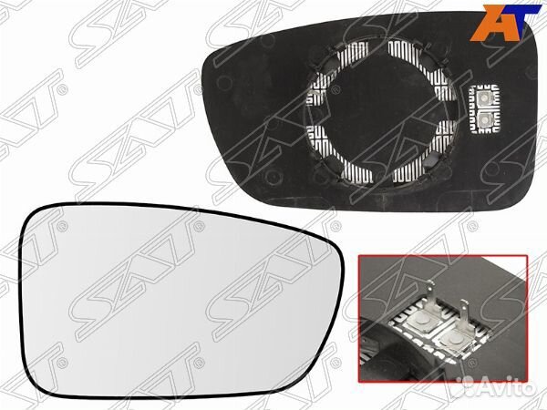 Полотно зеркала hyundai sonata VI 09-14