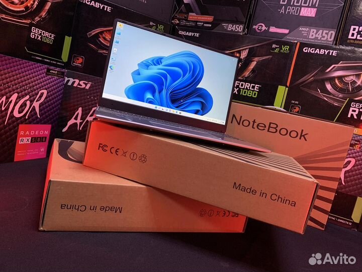 Новый ноутбук Intel 8Gb SSD 256 Gb (Много)