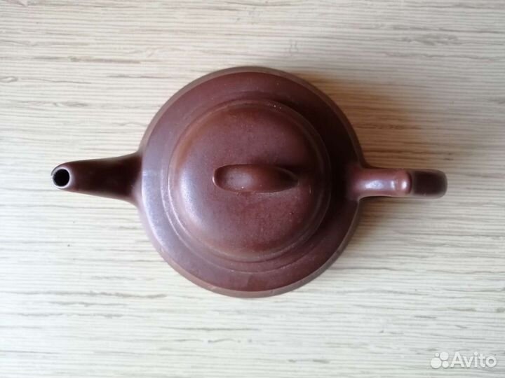Чайник заварочный глиняной Китай 400 мл коричневый