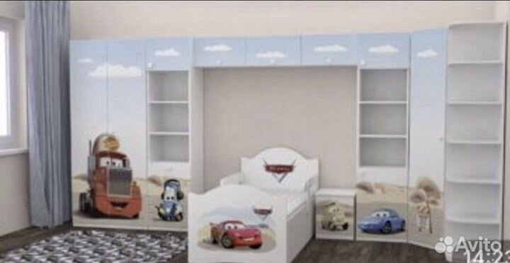 Мебель для детской Тачки