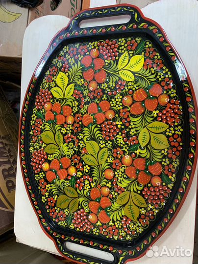 Хохломская ваза