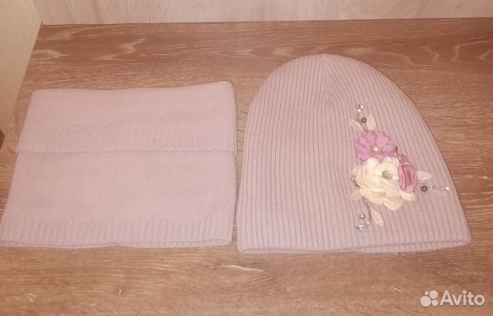 Шапка и снуд 52-58