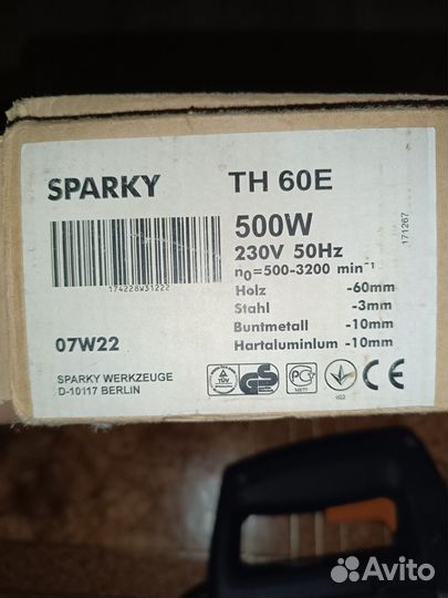 Электролобзик Sparky TH 60
