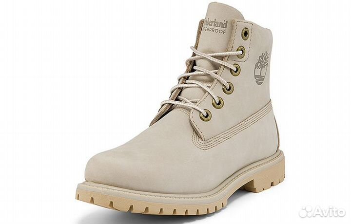 Timberland Paninara Collarless 6 Inch Wide Fit Waterproof Boots 'Light Grey Nubuck' Women's (39,5)