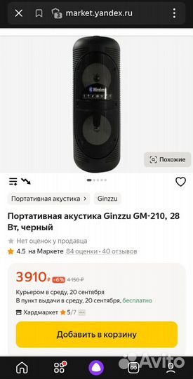Потративная акустика радио караоке Ginzzu gm 210