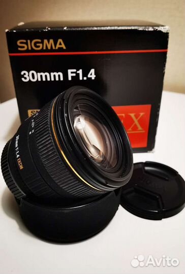 Объектив Sigma DC 30 mm f/ 1.4 EX Sony А