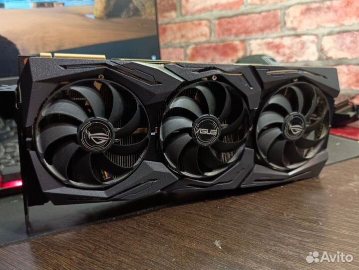 Видеокарта asus RTX 2080 8gb Rog Strix