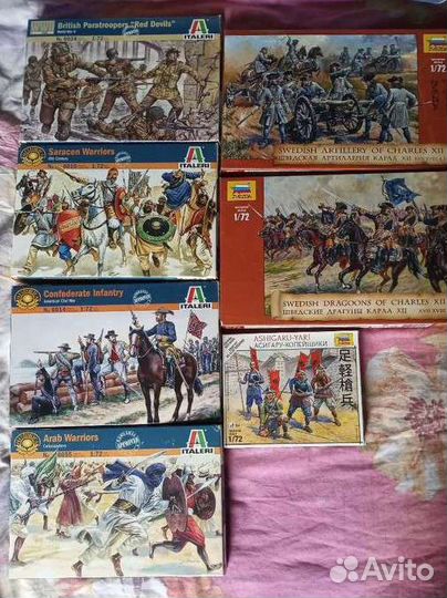 Сборная модель фигурки солдатики 1/72