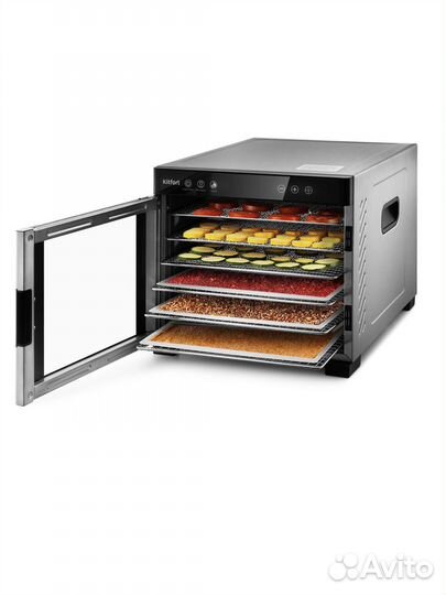 Сушилка kitfort для овощей и фруктов кт-1916