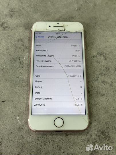 iPhone 7 (128Gb) Розовый