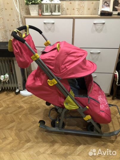 Санки коляска ника детям 7