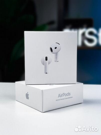 Наушники apple airpods 4 с шумоподавлением