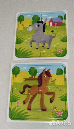 Макси пазлы для малышей набор