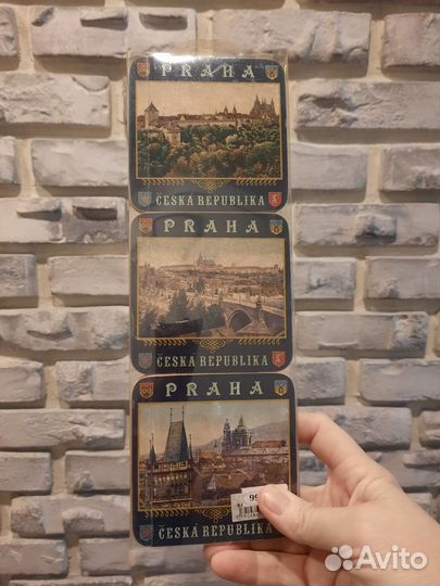 Подставки для стаканов из Праги