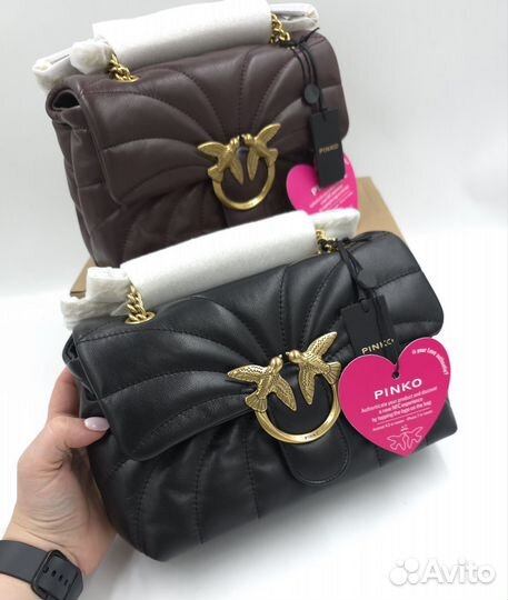 Сумка Pinko натуральная кожа 2 цвета