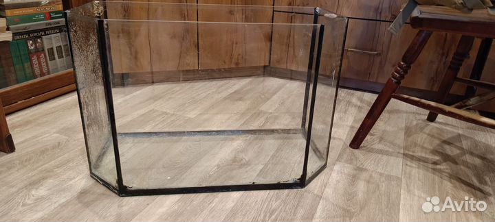 Шестигранный аквариум бу