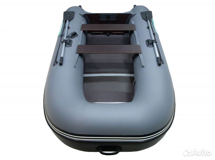 Лодка пвх Gladiator B330 темно-серый