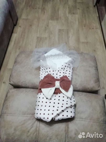 Конверт на выписку для девочки весна осень