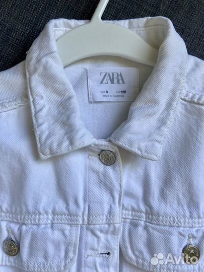 Джинсовая куртка для девочки zara