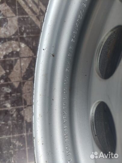 Диски стальные на VW Т5. Не биты, не варены