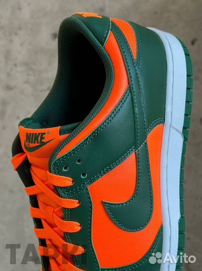 Кроссовки Nike Dunk Low Miami Hurricanes