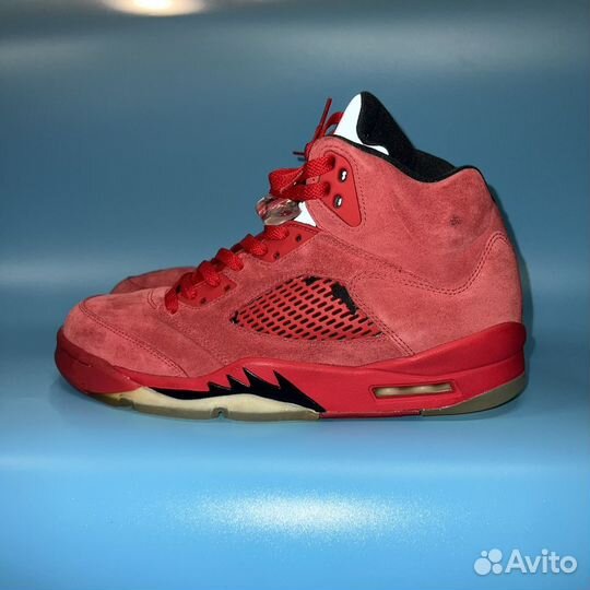 Оригинал Nike Air Jordan 5 Red Suede