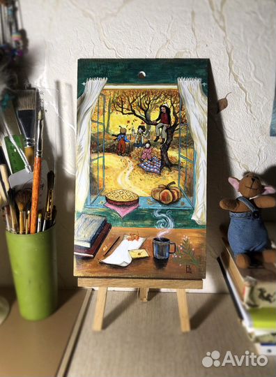 Картина осенний пейзаж