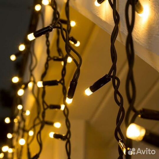 Гирлянда уличная бахрома