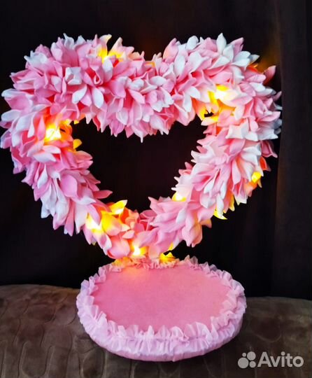 Поделка светильник сердце