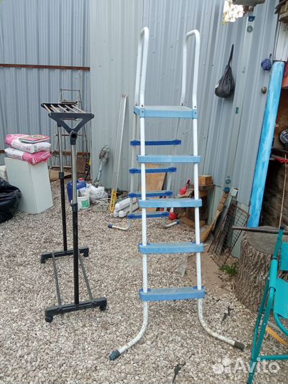 Лестница для каркасного бассейна бу