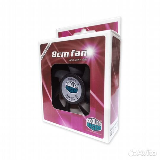 Вентилятор Cooler Master 80x80x25, N8R-22K1-GP