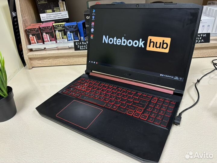 Мощный Acer nitro RTX 2060/i5 9300H/16 RAM/512 SS