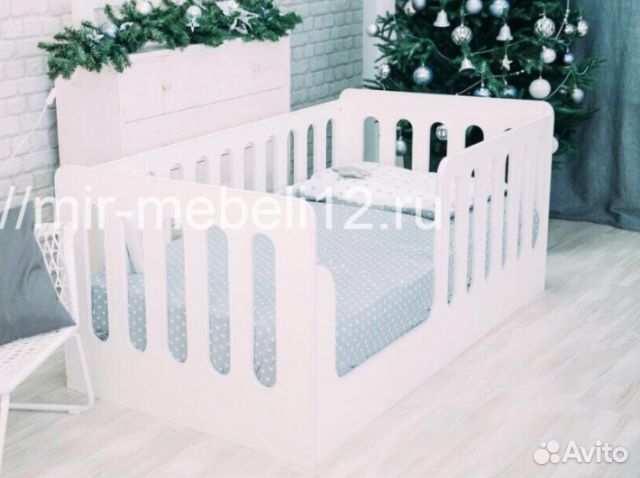 Детская кровать от 3 лет с бортиками. В наличии