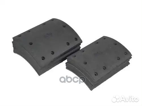 Накладки торм.с заклепк.1-рем19604 16.6-9.0