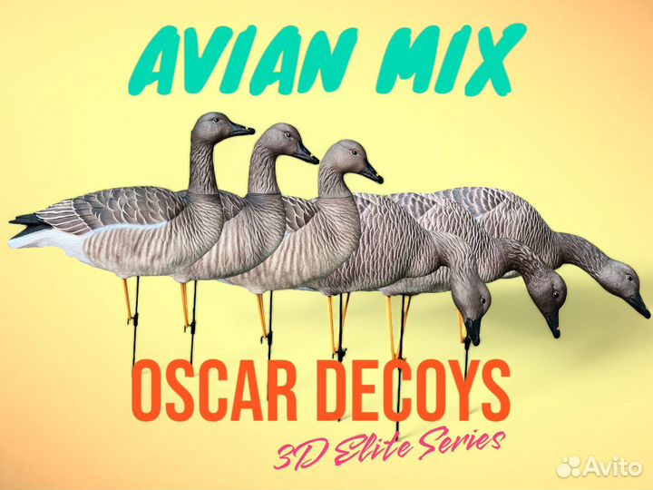 Чучела гусей гуменник Аvian-MIX 3D