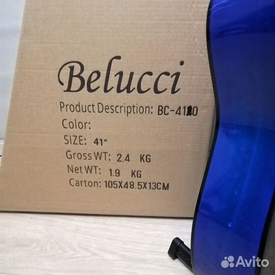 Гитара акустическая с анкером новая