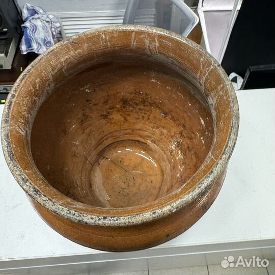 Крынка горшок керамический глиняный кувшин